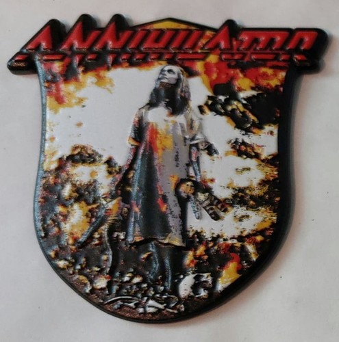 Annihilator pin badge thrash - badge,